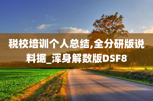 税校培训个人总结,全分研版说料据_浑身解数版DSF8