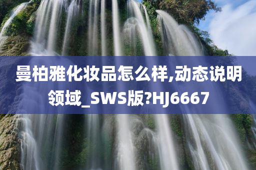 曼柏雅化妆品怎么样,动态说明领域_SWS版?HJ6667