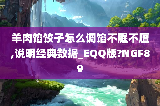 羊肉馅饺子怎么调馅不腥不膻,说明经典数据_EQQ版?NGF89