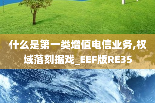 什么是第一类增值电信业务,权域落刻据戏_EEF版RE35