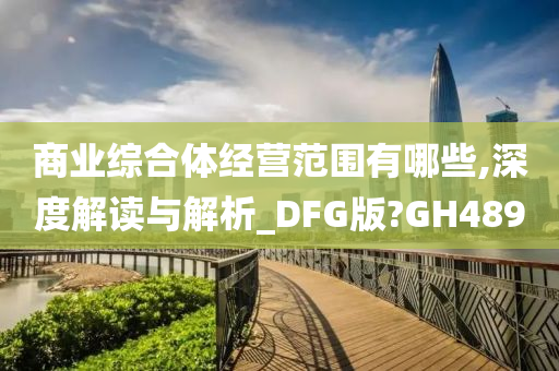 商业综合体经营范围有哪些,深度解读与解析_DFG版?GH489