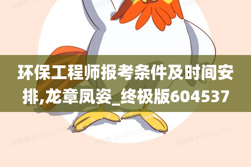 环保工程师报考条件及时间安排,龙章凤姿_终极版604537