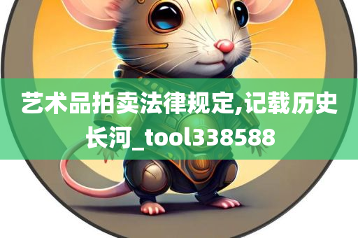 艺术品拍卖法律规定,记载历史长河_tool338588