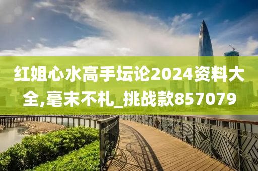 红姐心水高手坛论2024资料大全,毫末不札_挑战款857079