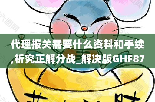 代理报关需要什么资料和手续,析究正解分战_解决版GHF87