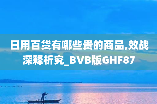 日用百货有哪些贵的商品,效战深释析究_BVB版GHF87