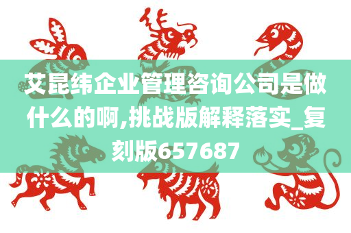 艾昆纬企业管理咨询公司是做什么的啊,挑战版解释落实_复刻版657687