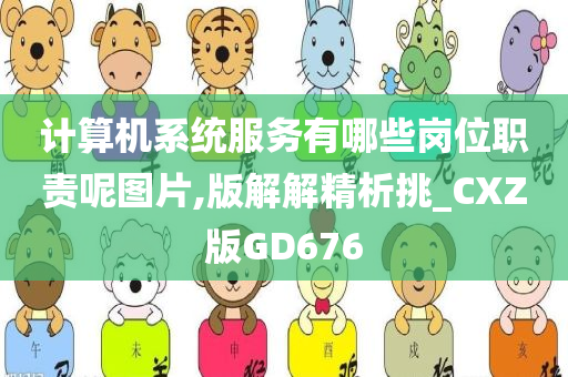 计算机系统服务有哪些岗位职责呢图片,版解解精析挑_CXZ版GD676