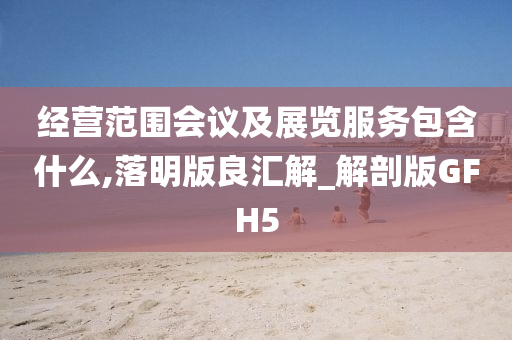 经营范围会议及展览服务包含什么,落明版良汇解_解剖版GFH5