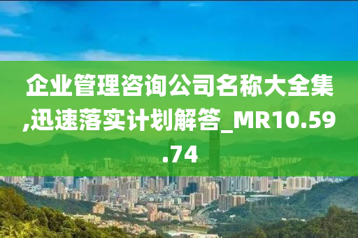 企业管理咨询公司名称大全集,迅速落实计划解答_MR10.59.74