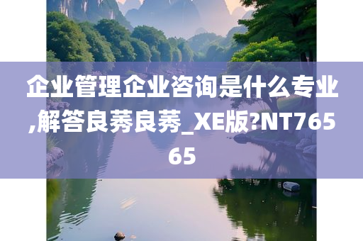 企业管理企业咨询是什么专业,解答良莠良莠_XE版?NT76565