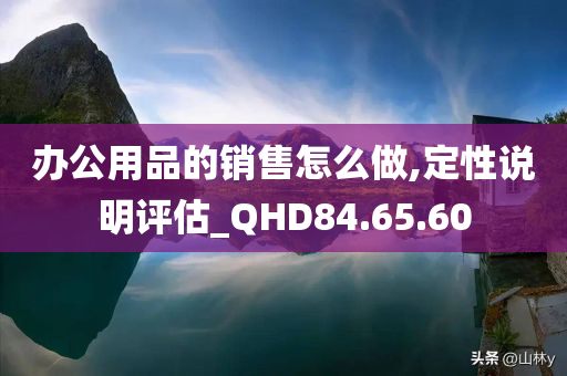 办公用品的销售怎么做,定性说明评估_QHD84.65.60